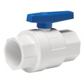 Kbi Homewerks 1-1/2 in. PVC Slip Ball Valve Full Port VBVP40LTE7B